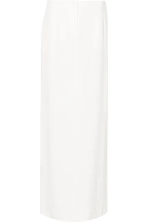 Alberta Ferretti High-waist dart-detail skirt