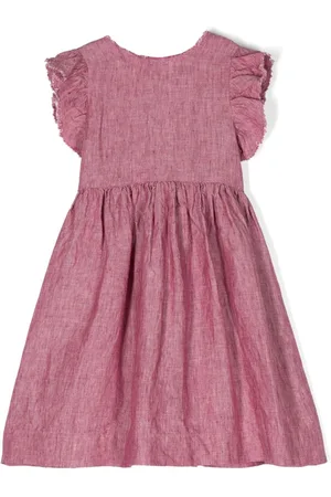 Il gufo Sleeveless linen dress