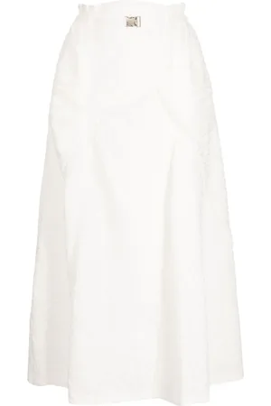 SHIATZY CHEN Panelled jacquard midi skirt