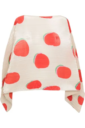 PLEATS PLEASE ISSEY MIYAKE Bean Dots Madame-T pleated scarf