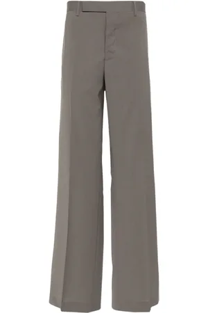 Rick Owens Dietrich pressed-crease trousers