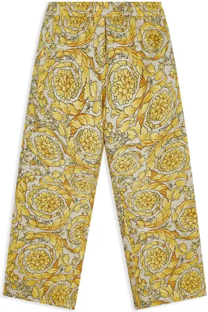 VERSACE Barocco-print straight-leg trousers
