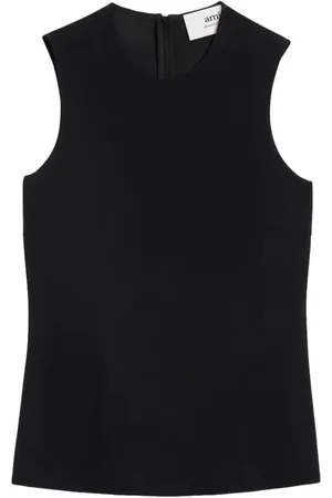 Ami Crepe tank top