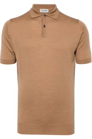 JOHN SMEDLEY Wool polo shirt