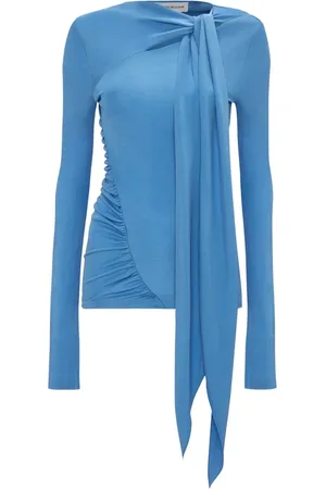 Victoria Beckham Long-sleeve tie-detail top