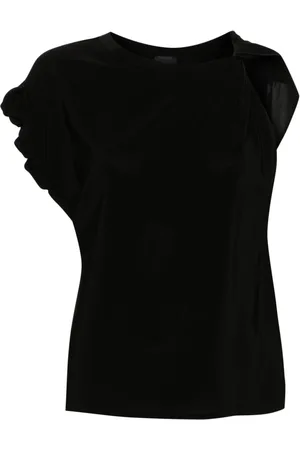 Pinko Asymmetric crepe blouse