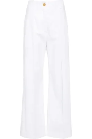 Patou Iconic wide-leg cotton trousers