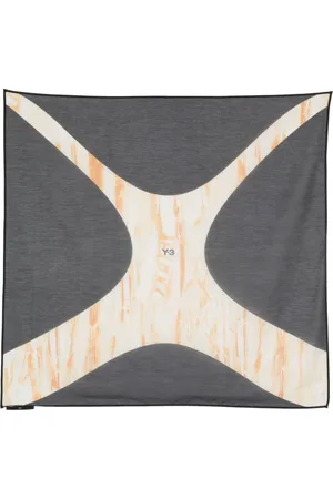 Y-3 Abstract-print scarf