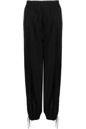 Jil Sander Drawstring-waist tapered trousers