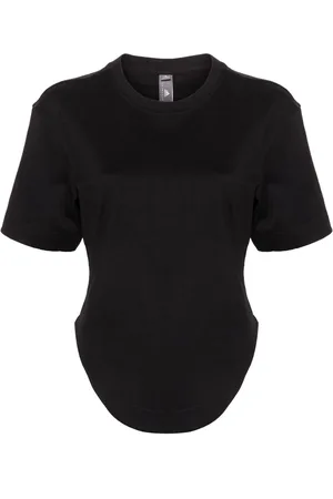 adidas Elasticated-waist organic-cotton T-shirt