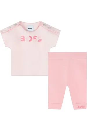 HUGO BOSS Logo-print jersey leggings set
