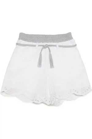 MAX&Co. Kids Floral-lace cotton shorts
