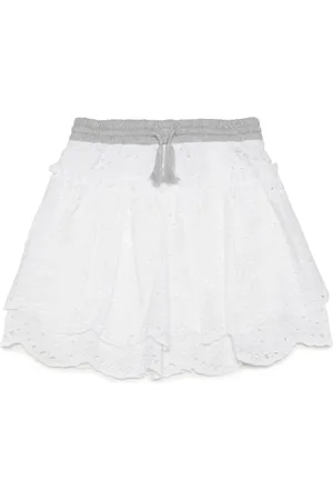 MAX&Co. Kids Floral-lace cotton skirt