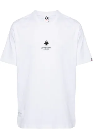 A Bathing Ape Logo-appliqué cotton T-shirt