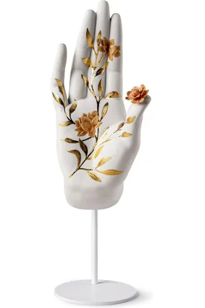 LLADRÒ Protection Mudra porcelain sculpture (42cm x 22cm)
