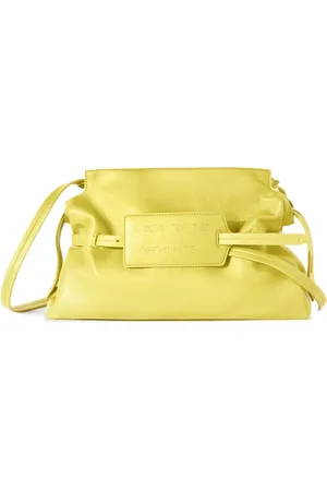 OFF-WHITE Zip Tie leather clutch bag