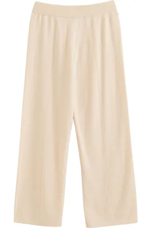 Chinti & Parker Pleat-detail elasticated-waistband knitted trousers