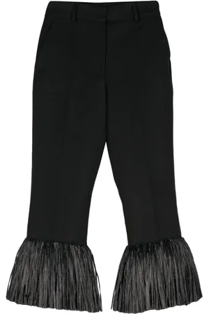 WALES BONNER Harmony fringed trousers