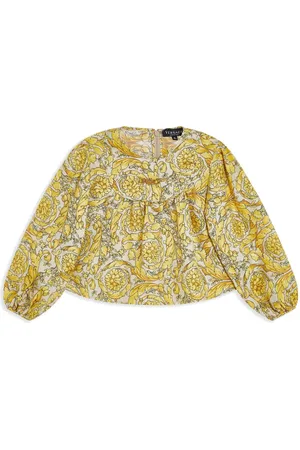 VERSACE Barocco-print silk shirt