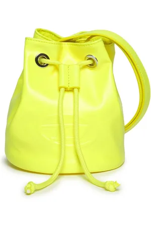 Diesel Oval D logo-embossed bucket bag