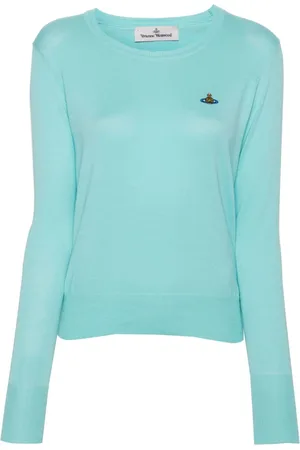 Vivienne Westwood Orb-embroidered cotton jumper