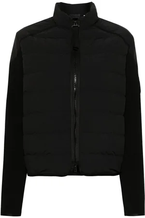 Moncler Padded-panels knitted cardigan