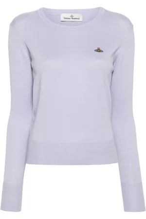 Vivienne Westwood Orb-embroidered cotton jumper
