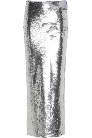LAQUAN SMITH Sequinned maxi skirt