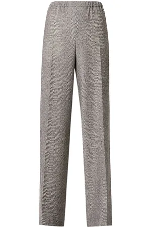 Emporio Armani Elasticated-waistband herringbone shorts