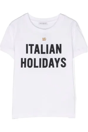 Dolce & Gabbana Slogan-print cotton T-shirt