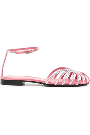 Alevì Rebecca leather flat sandals