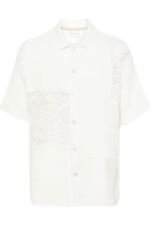 Drôle de Monsieur Patchwork cotton shirt