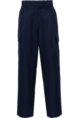 Drôle de Monsieur Mid-rise twill cargo trousers