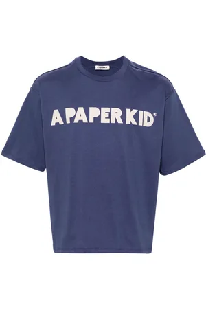 A PAPER KID Logo-print cotton T-shirt