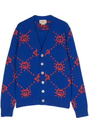 Gucci Interlocking G-pattern wool cardigan