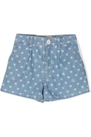 Gucci Star-print denim shorts