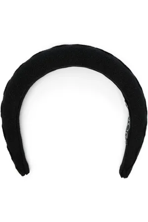 Patou Wave padded tweed headband