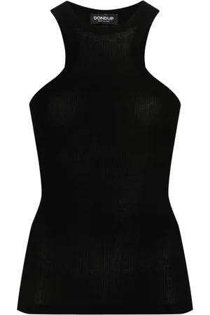 Dondup Logo-plaque ribbed top