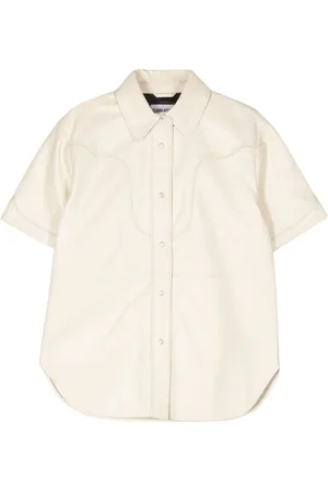Stand Studio Leather short-sleeved shirt