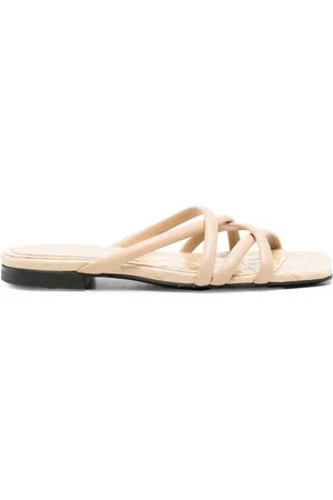 Dorothee Schumacher Crossover-strap flat leather sandals