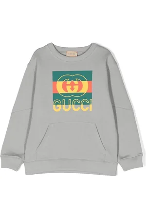 Gucci Logo-print cotton jersey sweatshirt