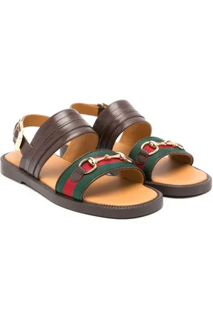 Womens Gucci Blondie thong sandal in beige and ebony GG Supreme | GUCCI® AE