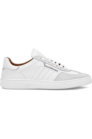 BILLIONAIRE Nabuk panelled leather sneakers