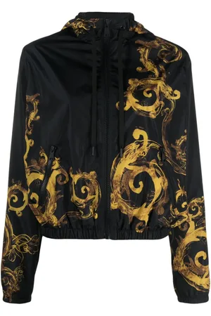 VERSACE Barocco-print hooded jacket