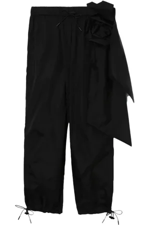 Simone Rocha Bow-detail straight-leg trousers