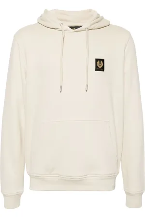 Belstaff Logo-appliqué cotton hoodie
