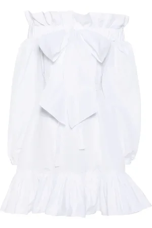 Patou Volume ruffled minidress