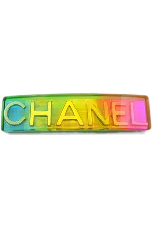 CHANEL 1997 logo-embellished hair clip