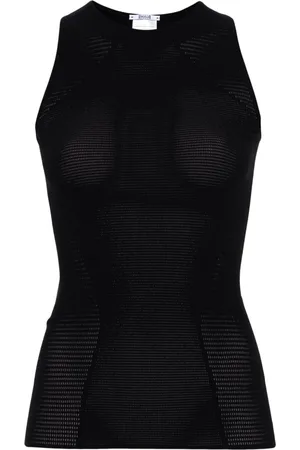 Wolford Grid Net tank top