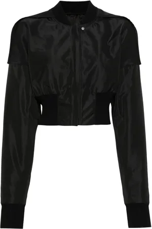 Rick Owens Collage cropped bomber jacket